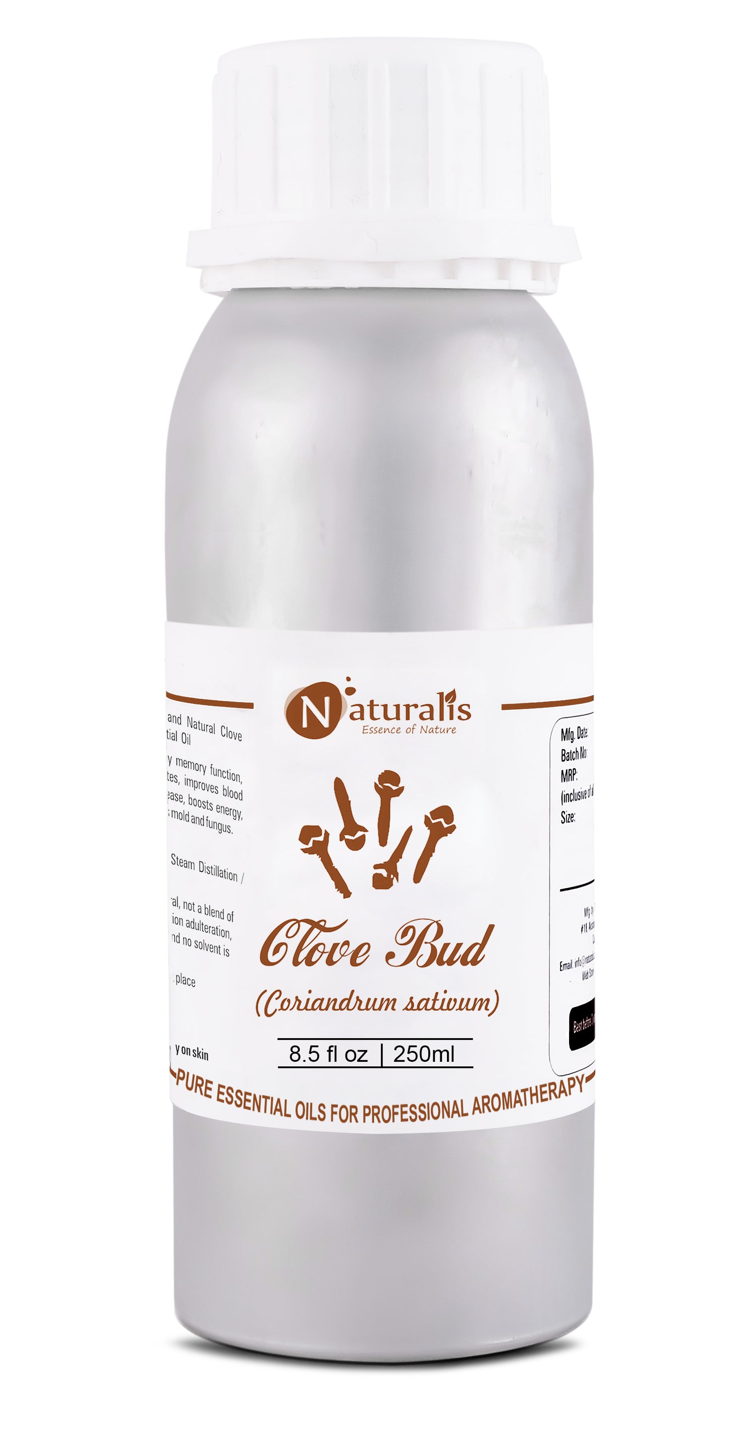 Clove Bud Essential Oil for Teeth and Gums by Naturalis- Pure & Natural - Naturalis