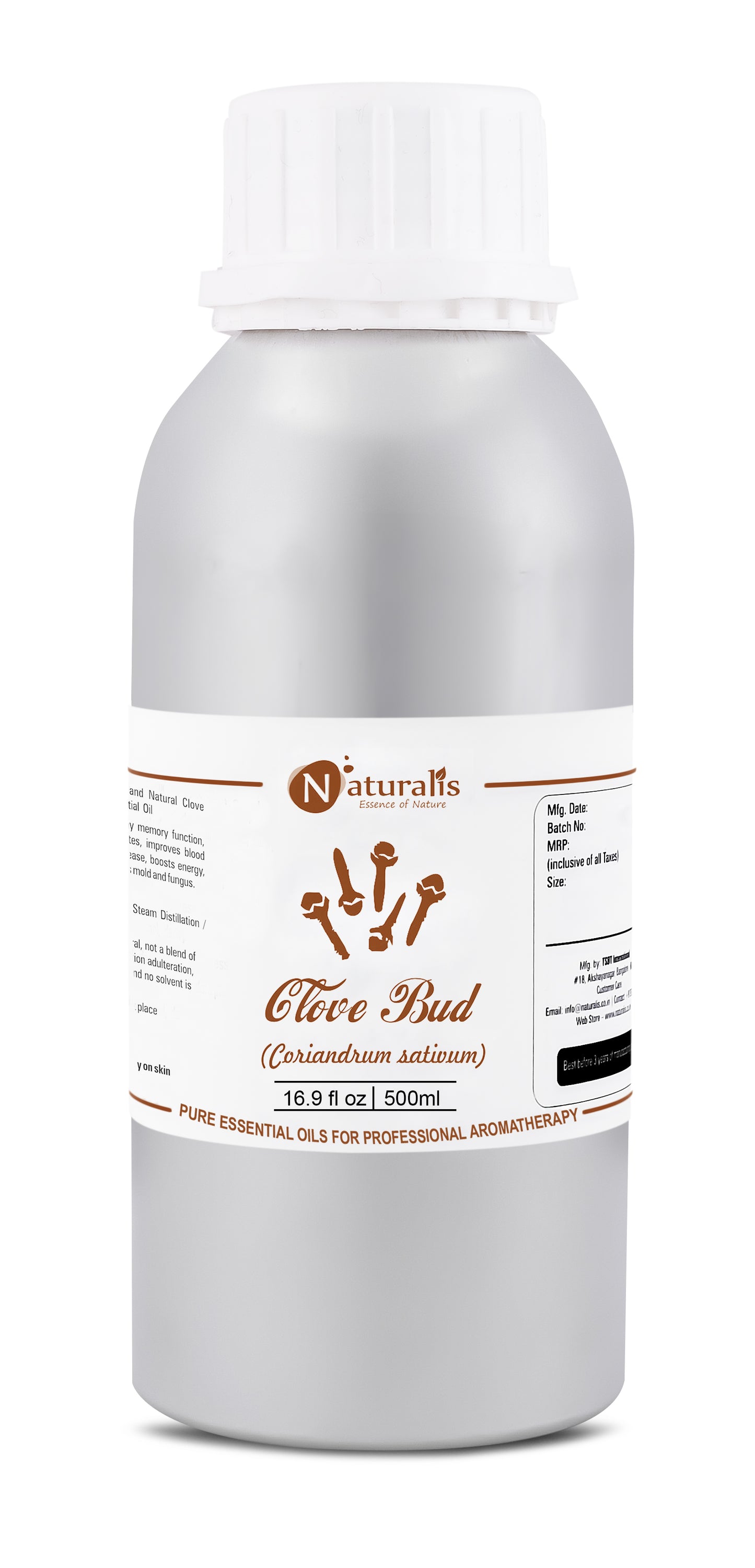 Clove Bud Essential Oil for Teeth and Gums by Naturalis- Pure & Natural - Naturalis