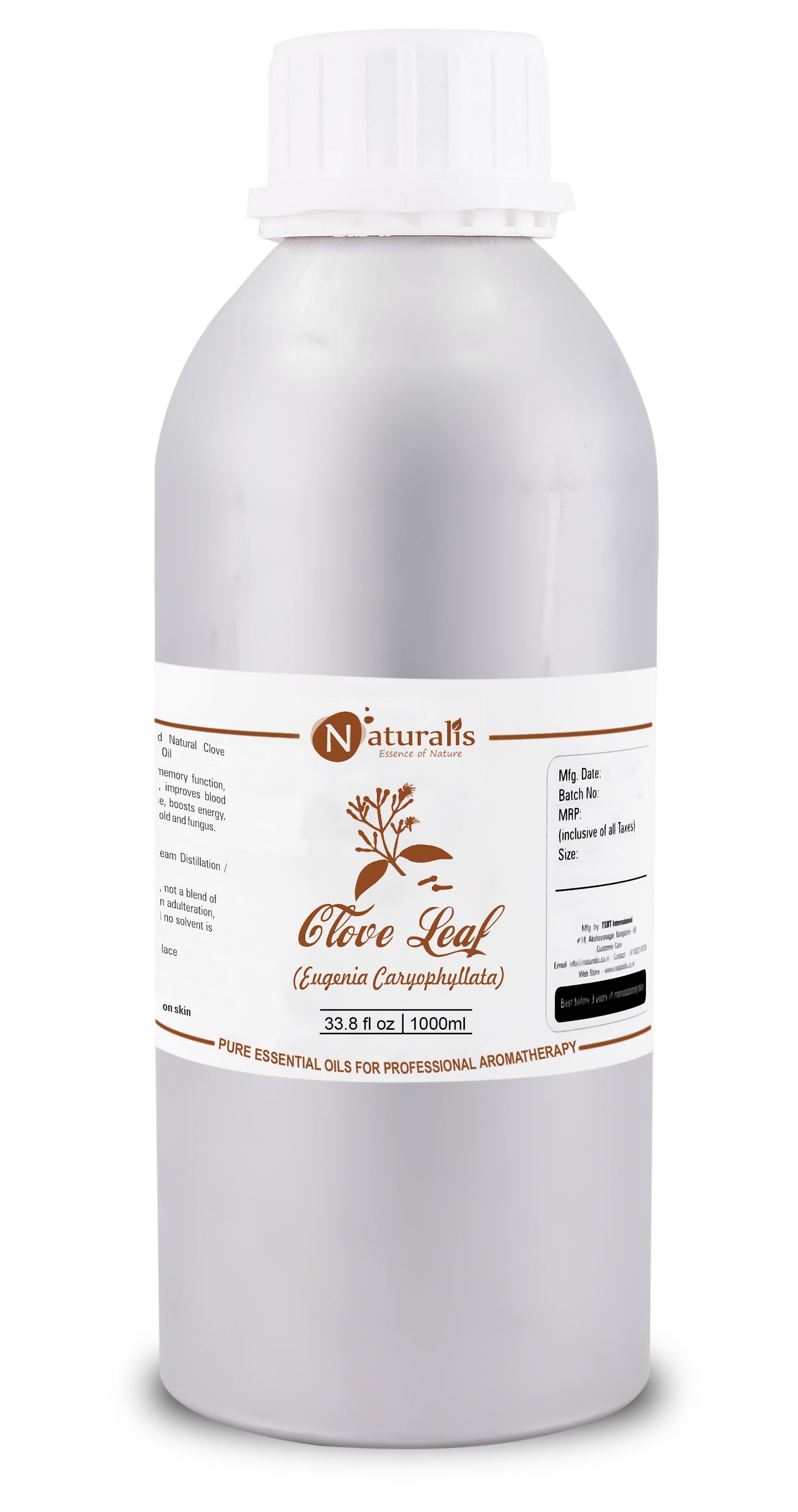 Clove Leaf Essential Oil by Naturalis - Pure & Natural - Naturalis