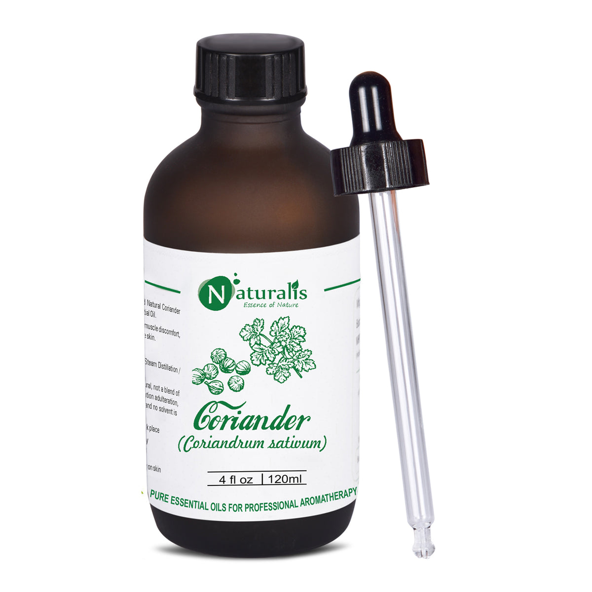 Naturalis coriander oil from Coriandrum sativum for aromatherapy — view 14