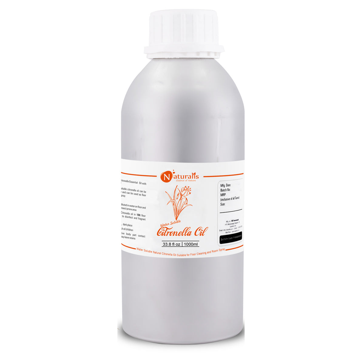 Naturalis Water Soluble Natural Citronella Oil for floor cleaning and room spray — additional view