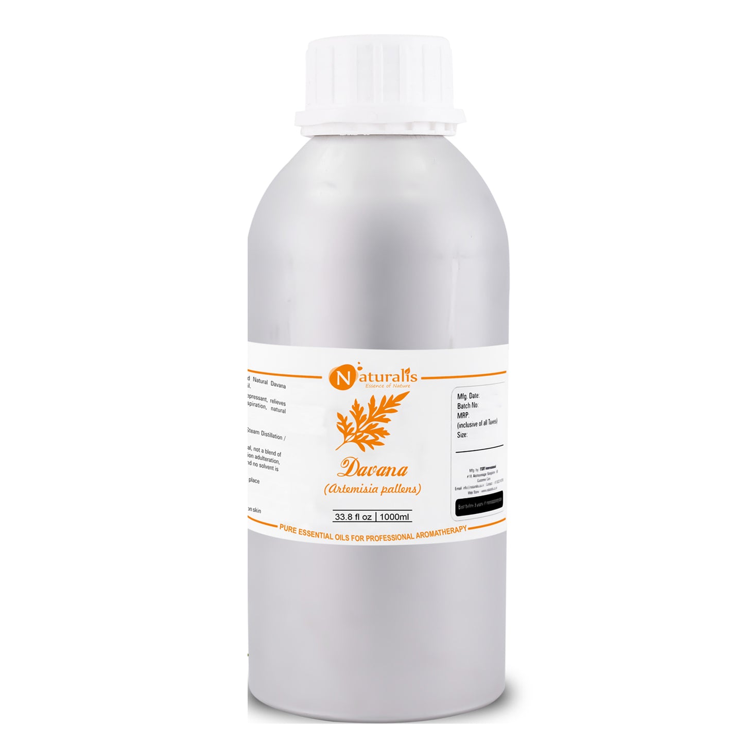 Davana Essential Oil by Naturalis - Pure & Natural - Naturalis