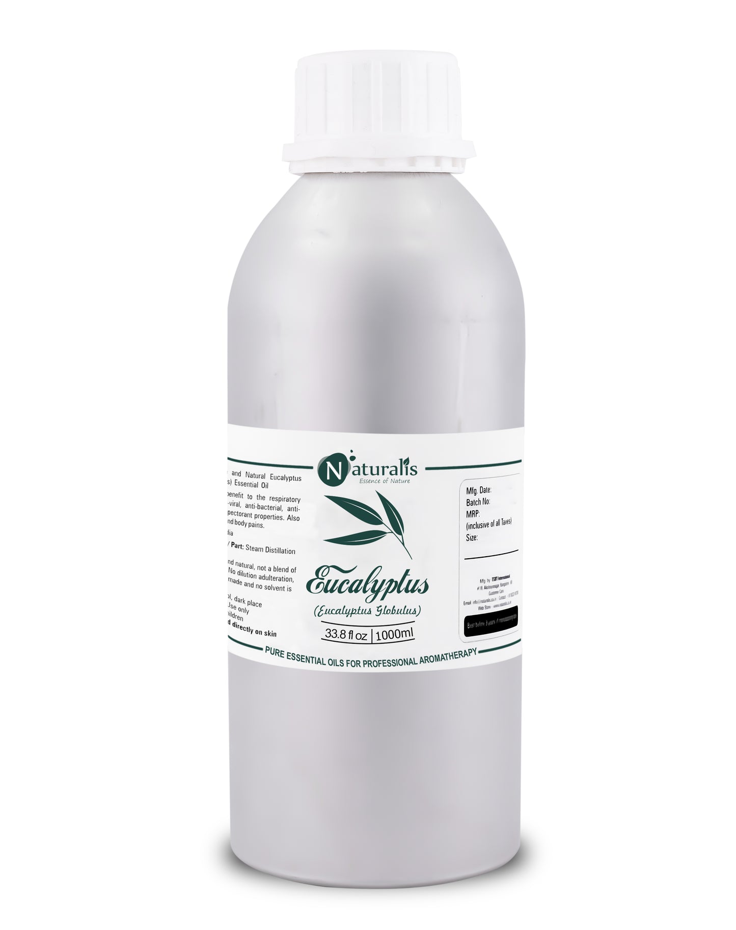 Eucalyptus Essential Oil by Naturalis - Pure & Natural - Naturalis