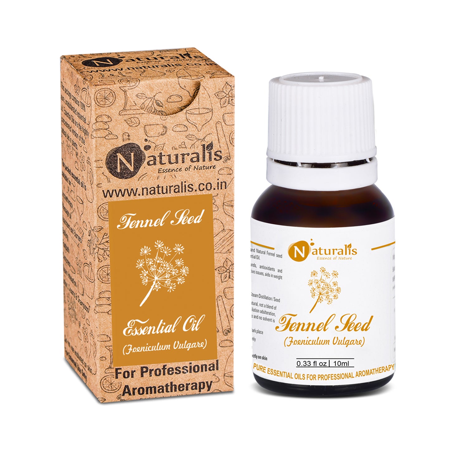 Fennel Seed Essential Oil by Naturalis - Pure & Natural - Naturalis