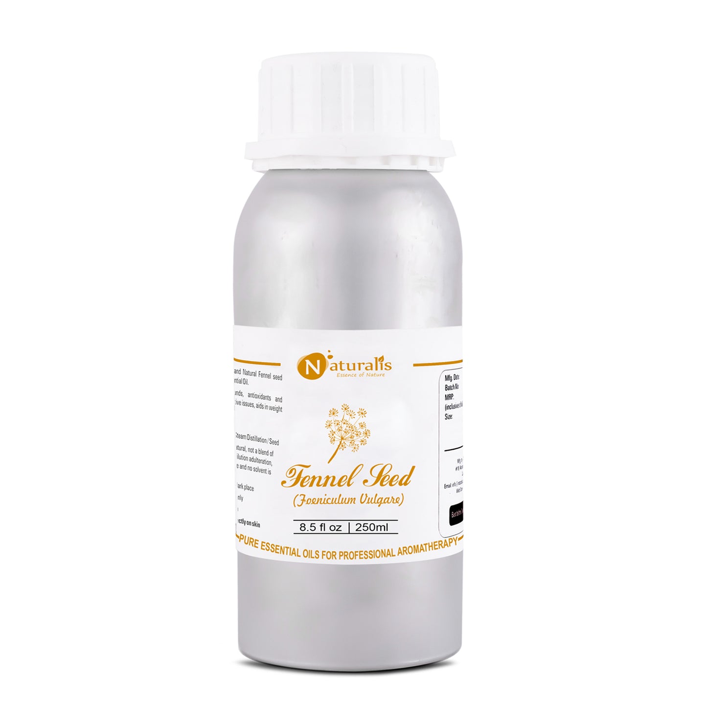 Fennel Seed Essential Oil by Naturalis - Pure & Natural - Naturalis