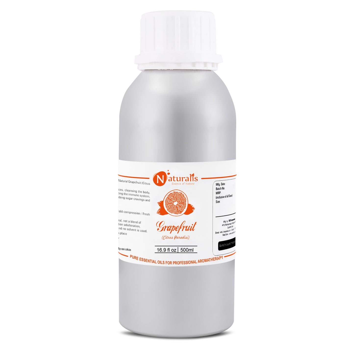 Grapefruit Essential Oil by Naturalis - Pure & Natural - Naturalis