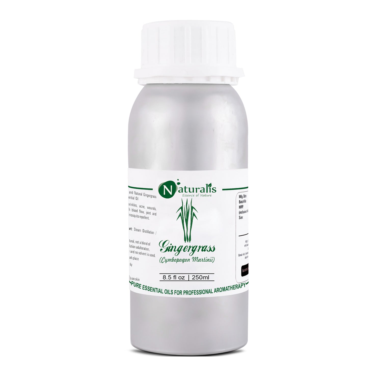 Gingergrass Essential Oil by Naturalis - Pure & Natural - Naturalis