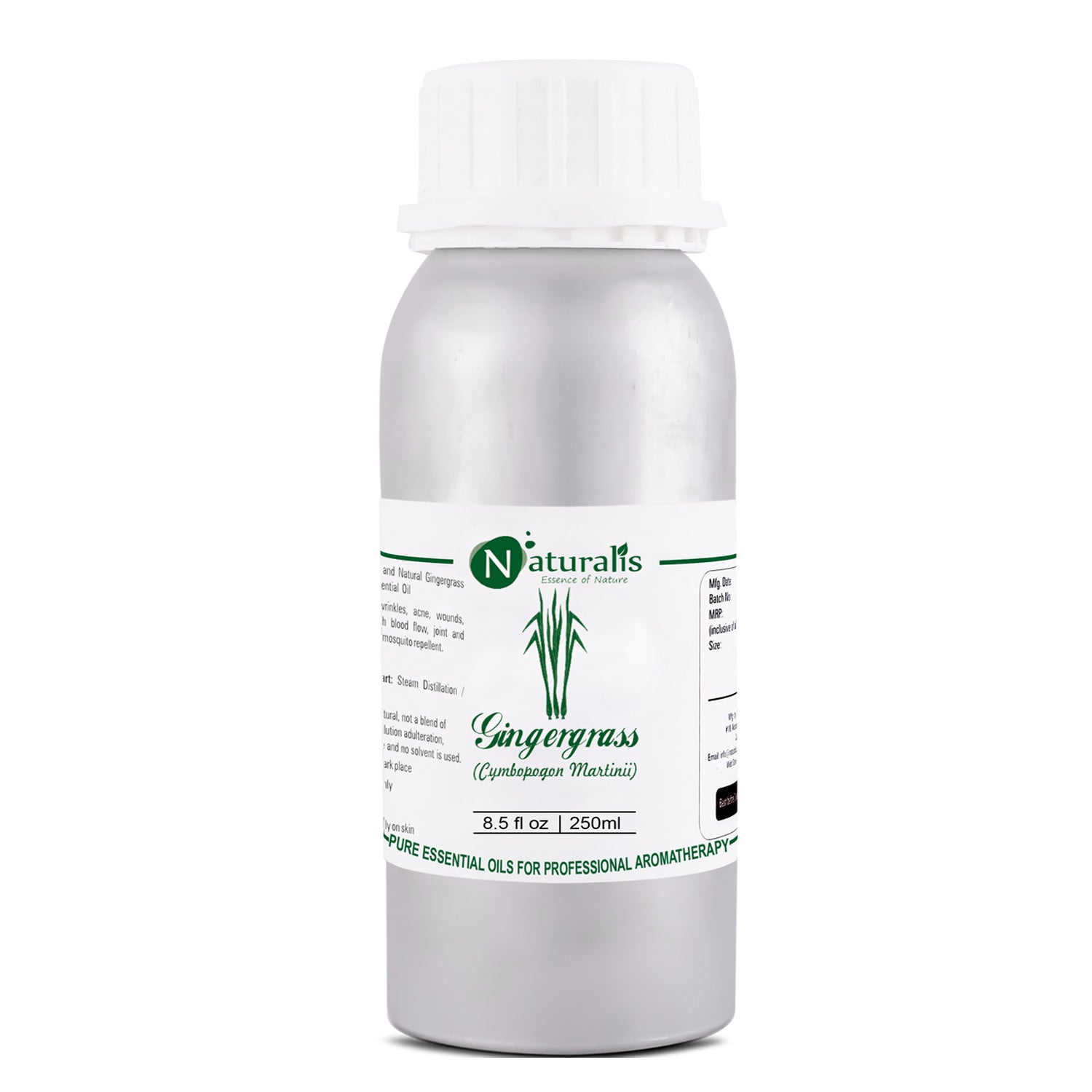 Gingergrass Essential Oil by Naturalis - Pure & Natural - Naturalis