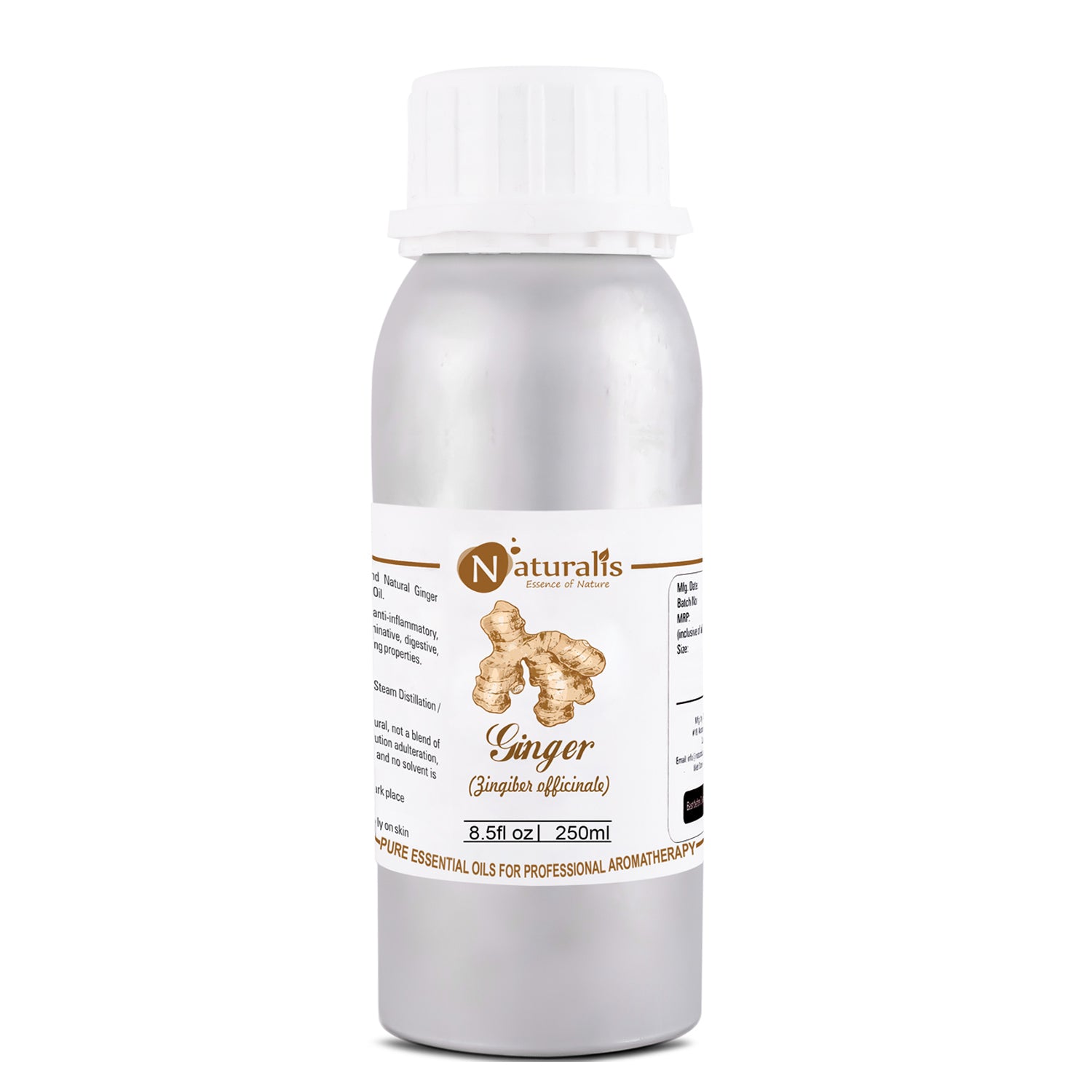 Ginger Essential Oil by Naturalis - Pure & Natural - Naturalis