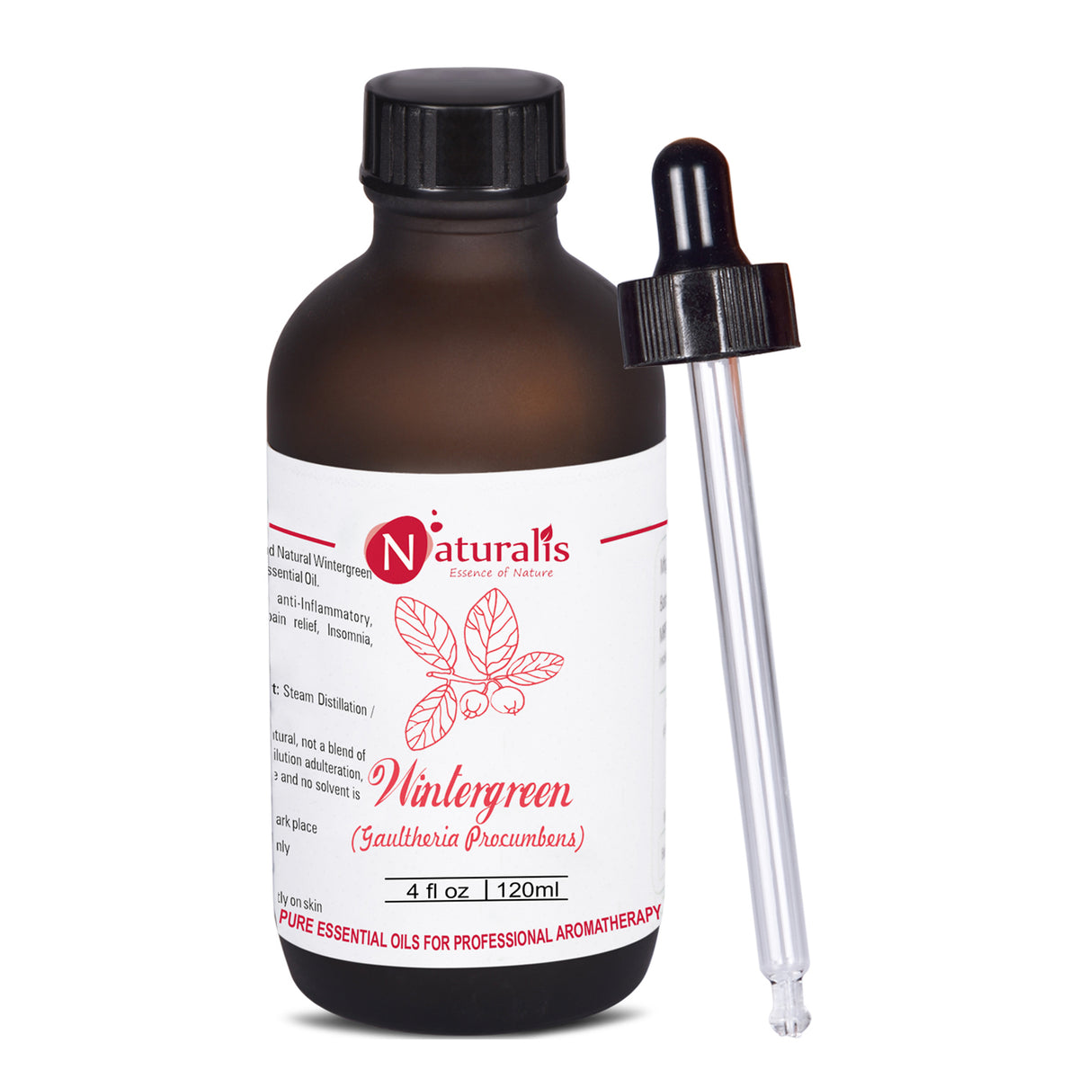 Naturalis 100% pure Wintergreen Essential Oil (Gaultheria procumbens), therapeutic grade — additional view