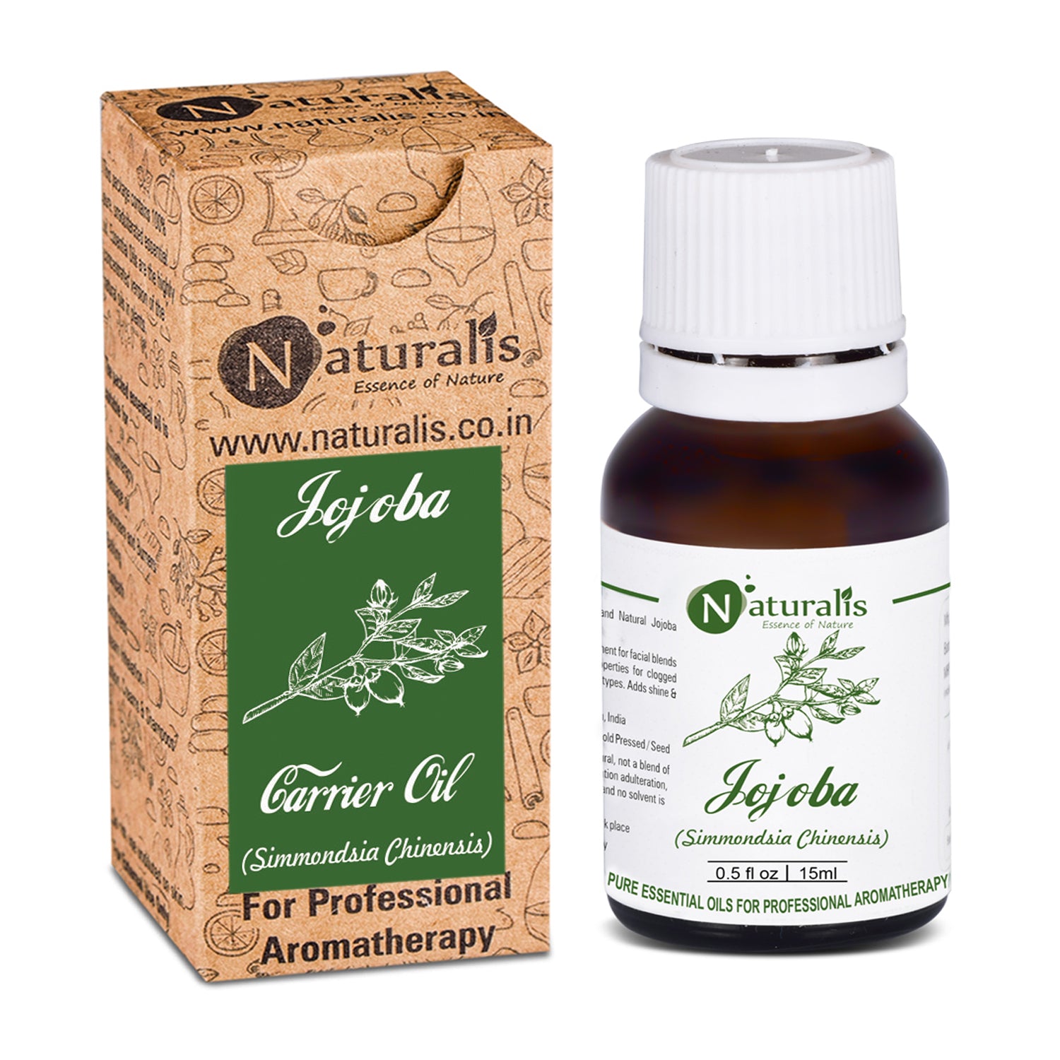 Coldpress Jojoba Carrier Oil by Naturalis - Pure & Natural - Naturalis