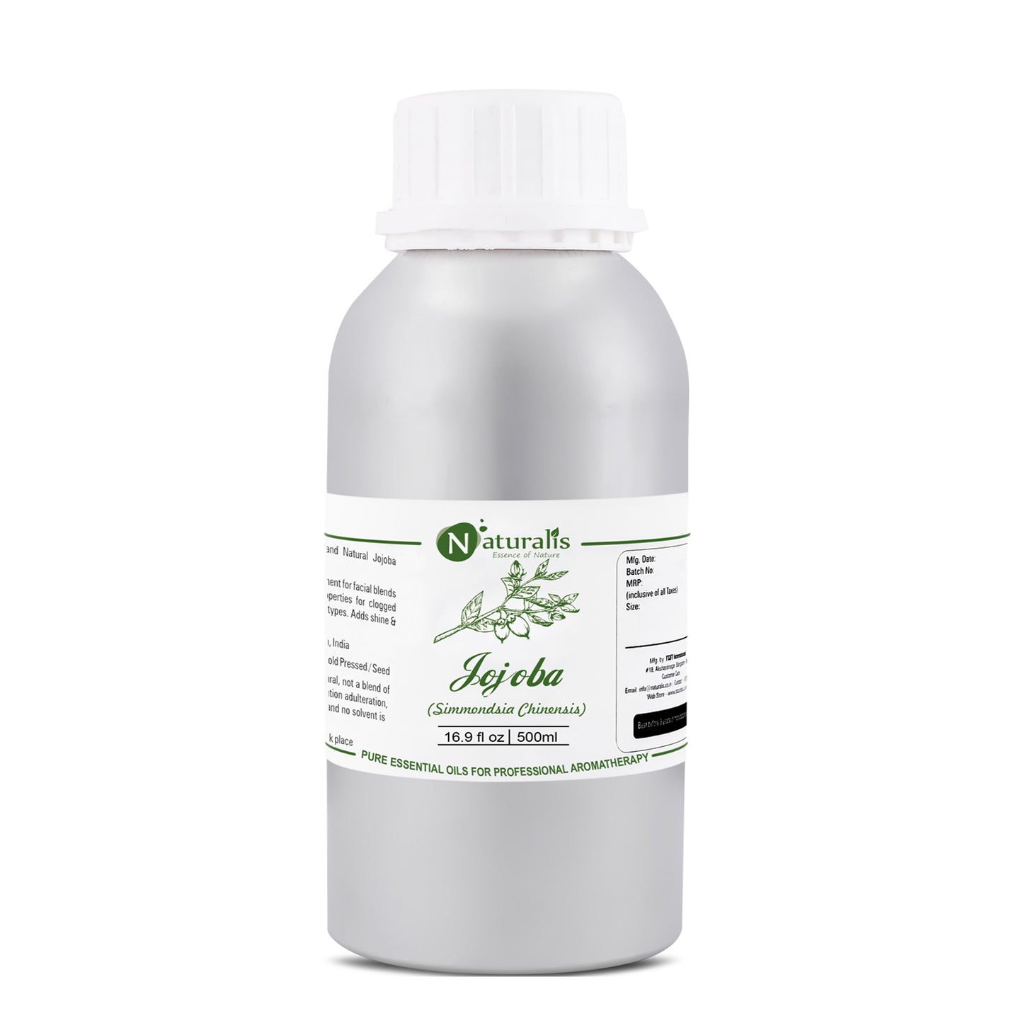 Coldpress Jojoba Carrier Oil by Naturalis - Pure & Natural - Naturalis