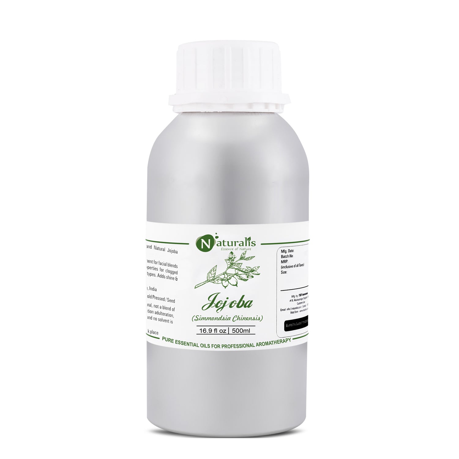 Coldpress Jojoba Carrier Oil by Naturalis - Pure & Natural - Naturalis