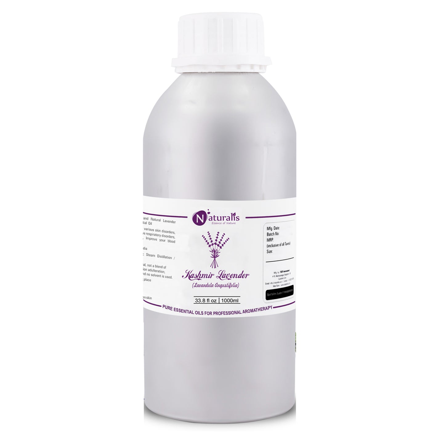 Lavender Kashmir Essential Oil by Naturalis - Pure & Natural - Naturalis