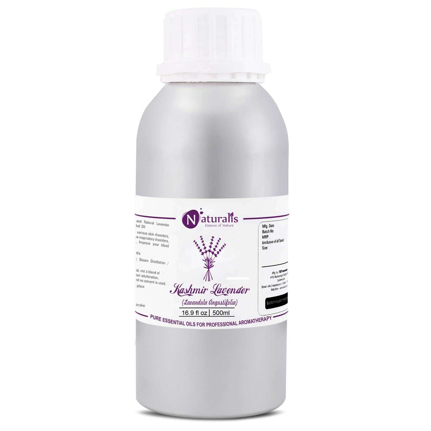 Lavender Kashmir Essential Oil by Naturalis - Pure & Natural - Naturalis