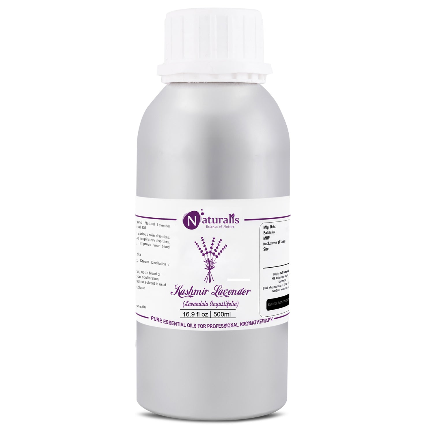 Lavender Kashmir Essential Oil by Naturalis - Pure & Natural - Naturalis