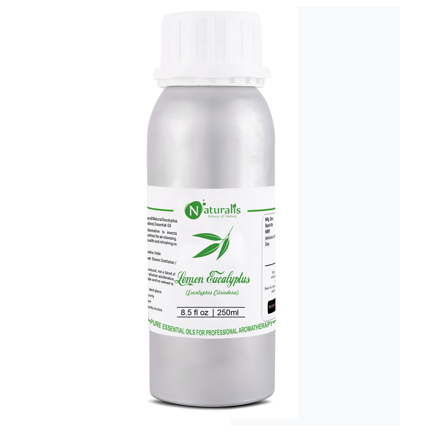 Lemon Eucalyptus Essential Oil (Eucalyptus Citriodora)  by Naturalis - Pure & Natural - Naturalis