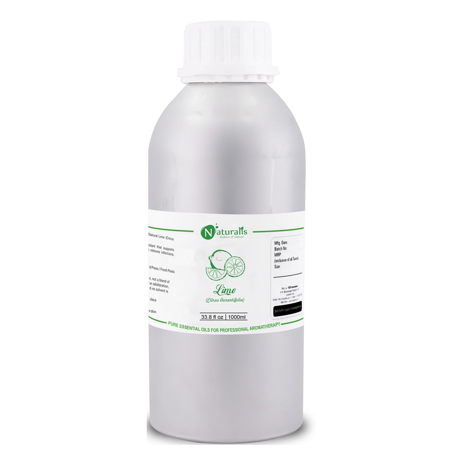 Lime Essential Oil by Naturalis - Pure & Natural - Naturalis