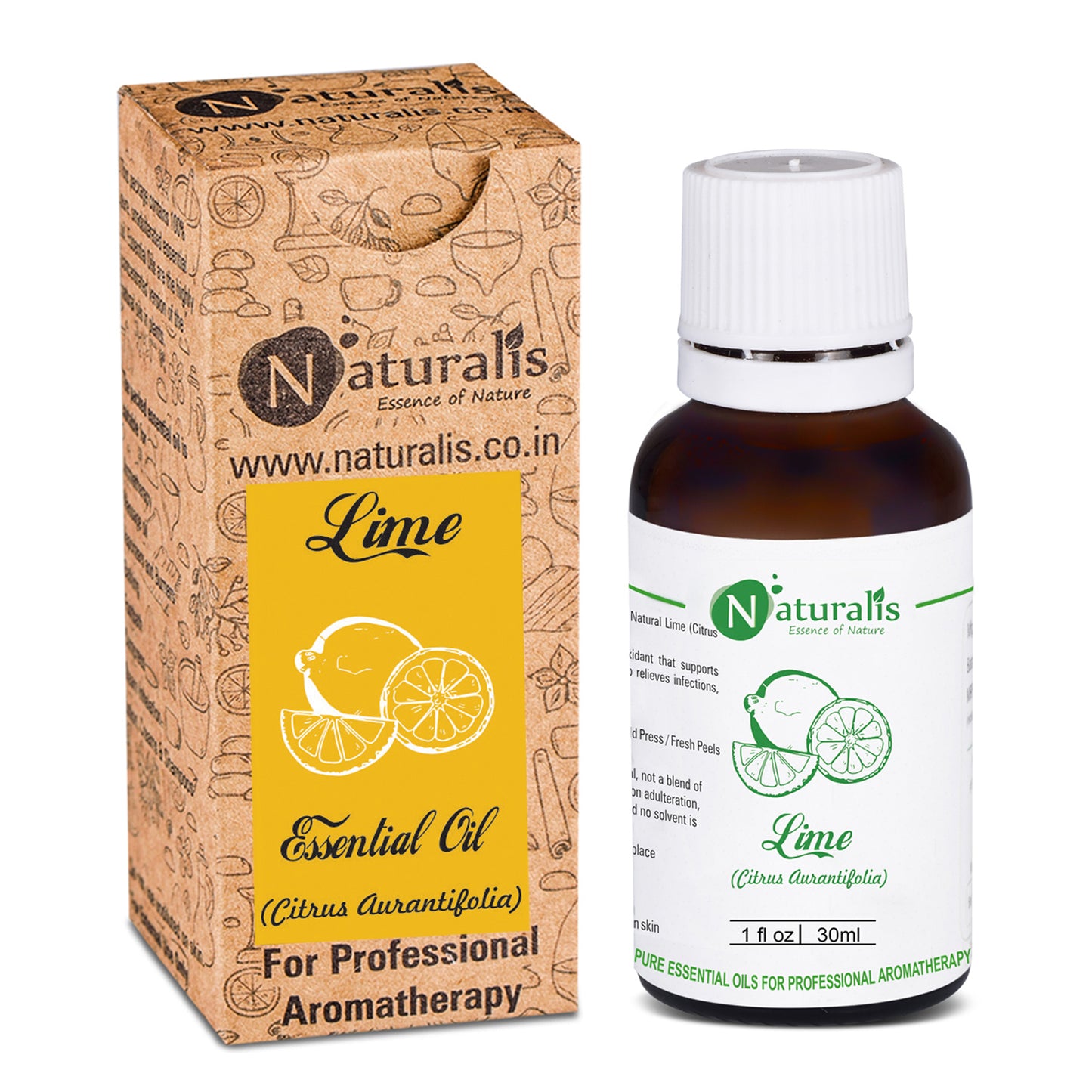 Lime Essential Oil by Naturalis - Pure & Natural - Naturalis