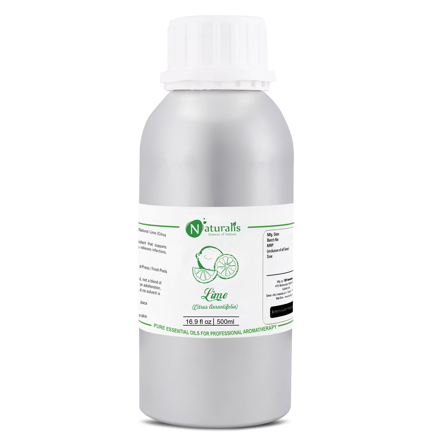 Lime Essential Oil by Naturalis - Pure & Natural - Naturalis