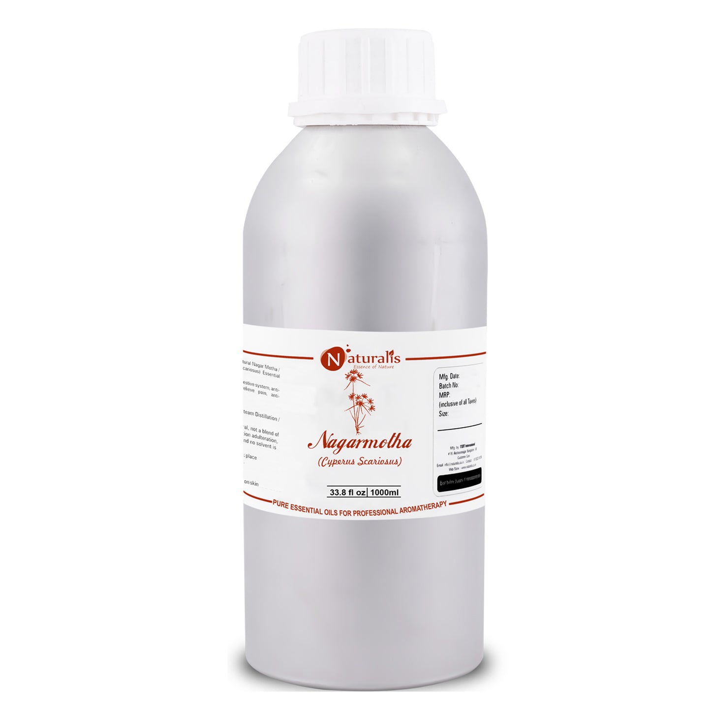 Nagarmotha Essential Oil by Naturalis - Pure & Natural - Naturalis
