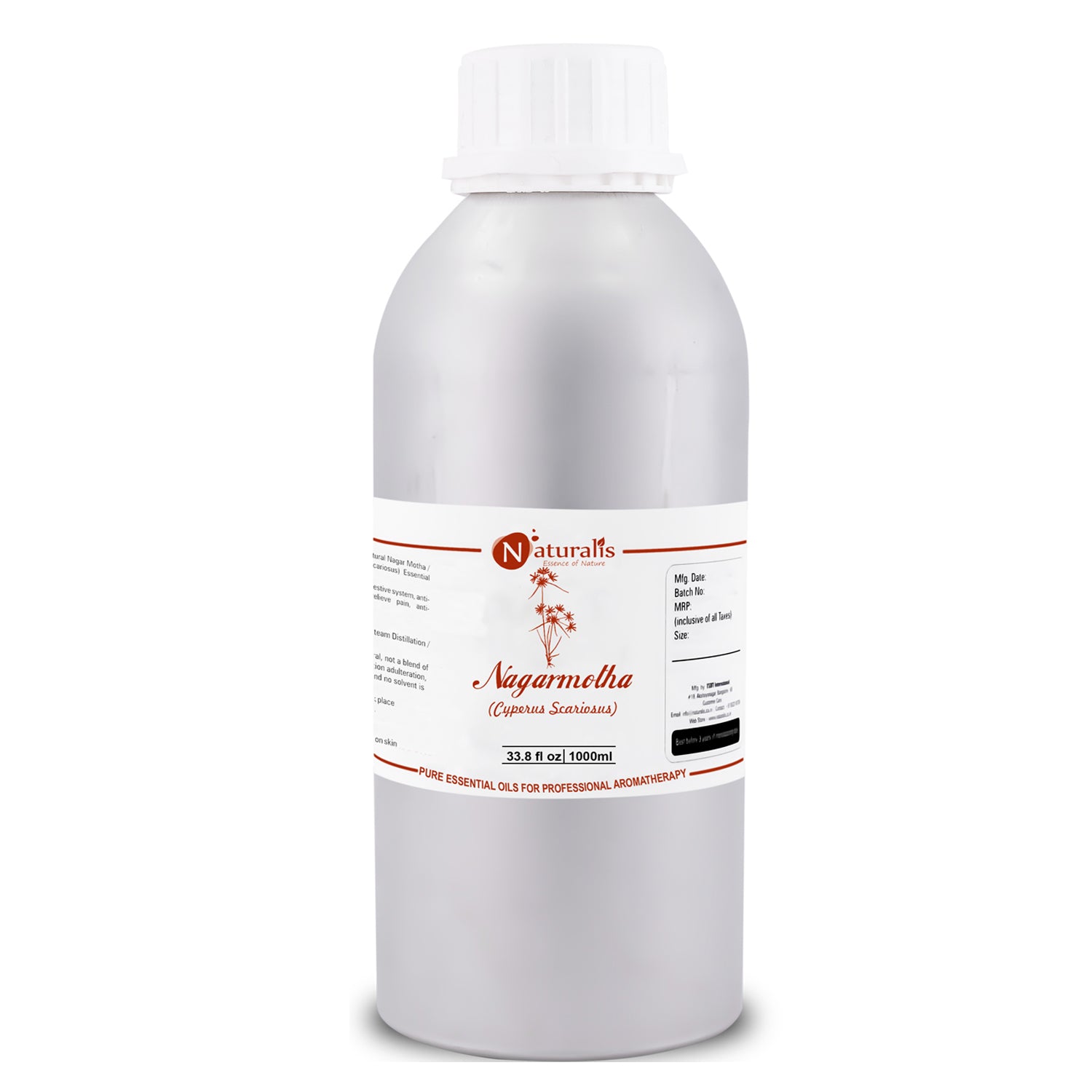 Nagarmotha essential oil by Naturalis, pure and natural — view 16