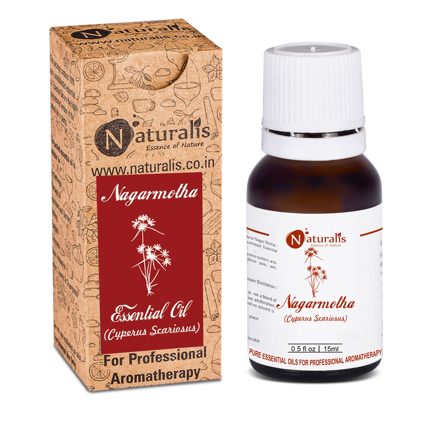 Nagarmotha Essential Oil by Naturalis - Pure & Natural - Naturalis
