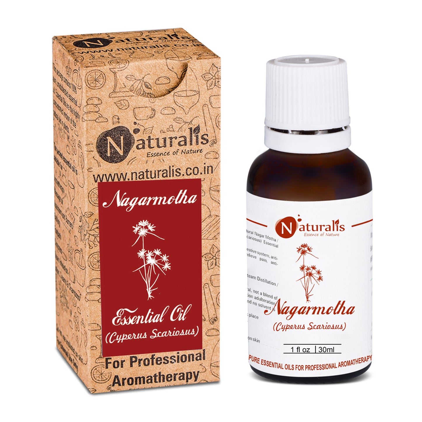 Nagarmotha Essential Oil by Naturalis - Pure & Natural - Naturalis