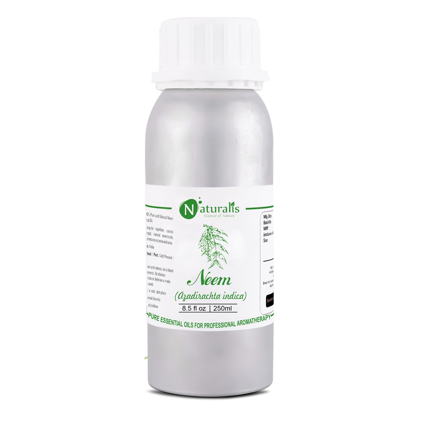 Coldpress Raw Neem Oil by Naturalis - Pure & Natural - Naturalis