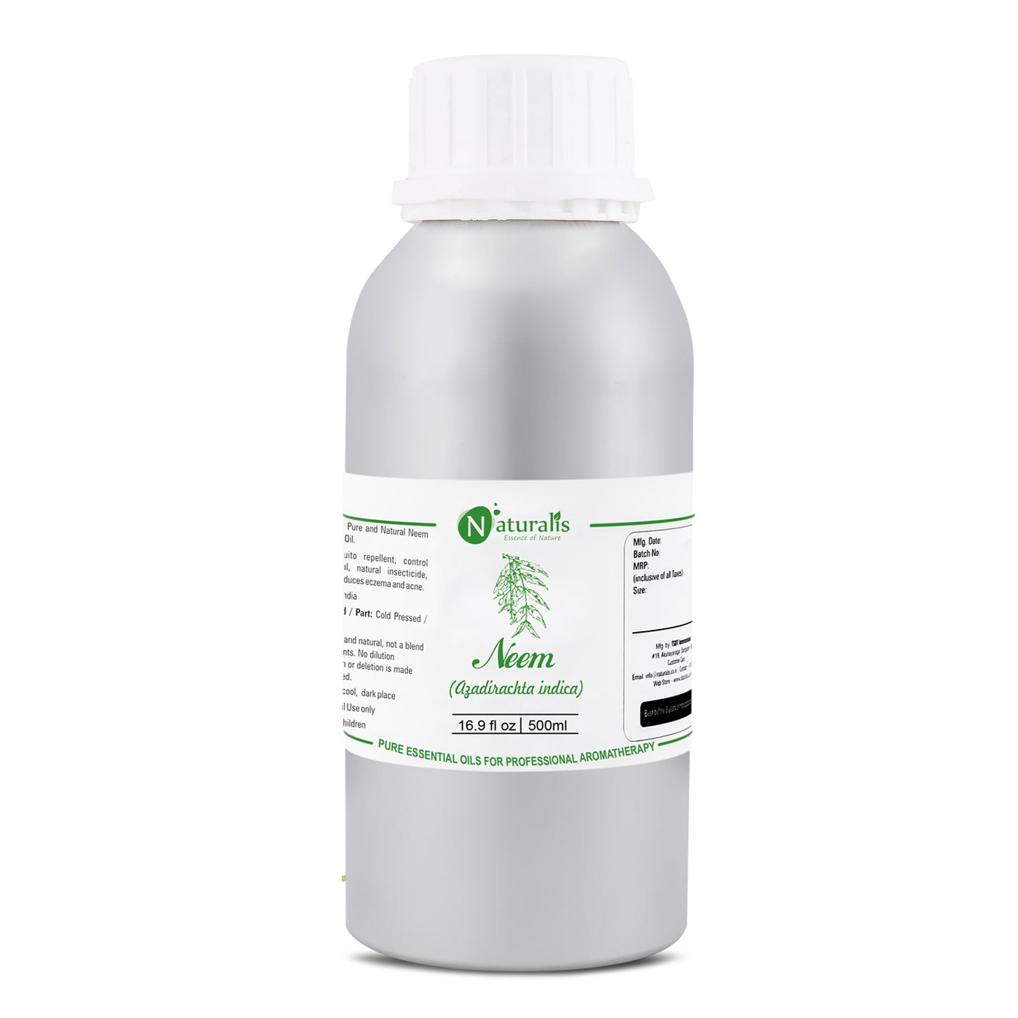 Coldpress Raw Neem Oil by Naturalis - Pure & Natural - Naturalis