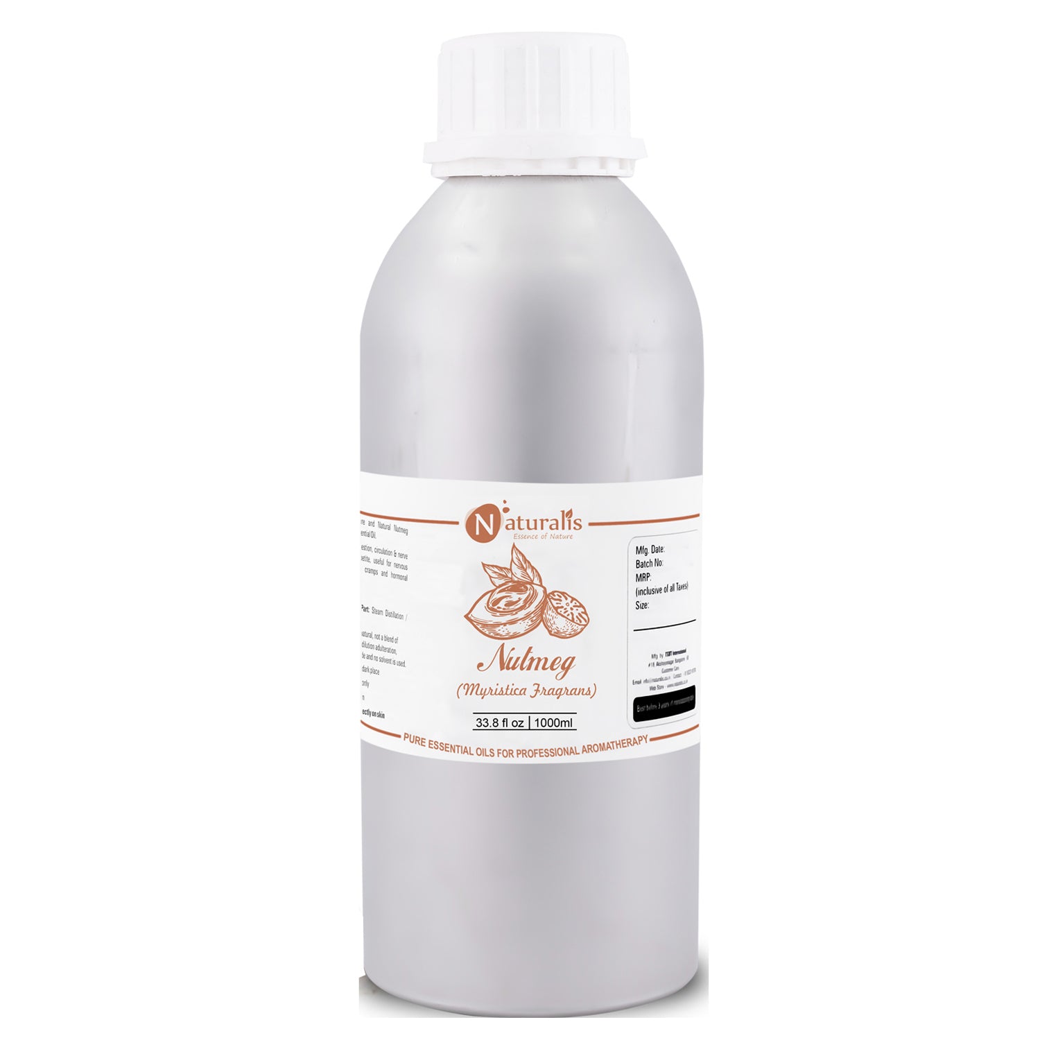 Nutmeg Essential Oil by Naturalis - Pure & Natural - Naturalis