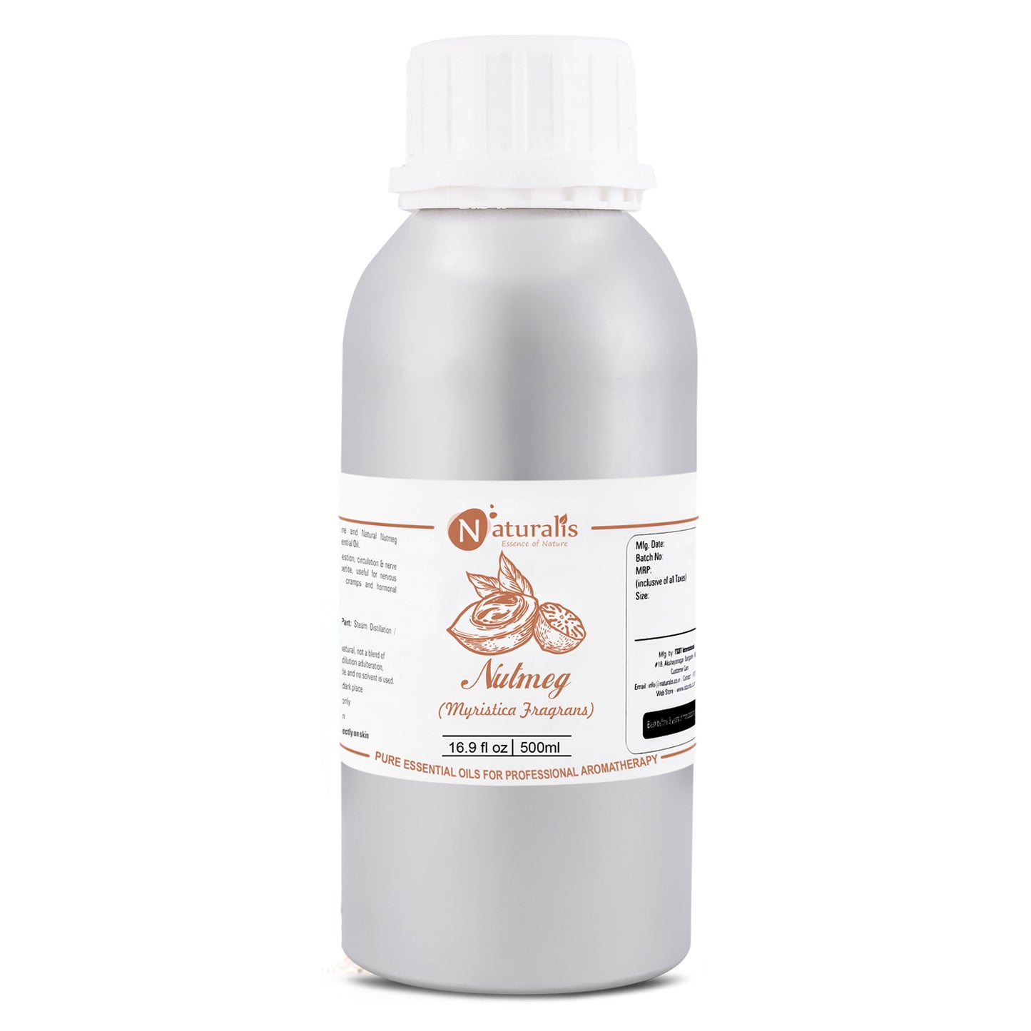 Nutmeg Essential Oil by Naturalis - Pure & Natural - Naturalis
