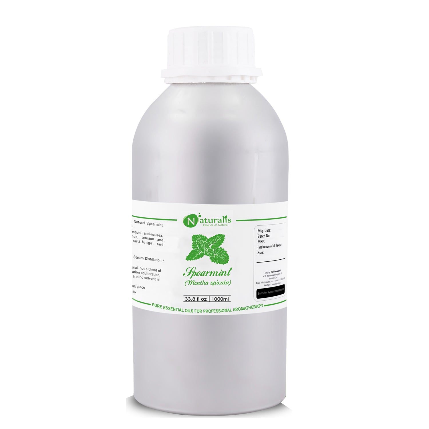 Spearmint Essential Oil by Naturalis - Pure & Natural - Naturalis