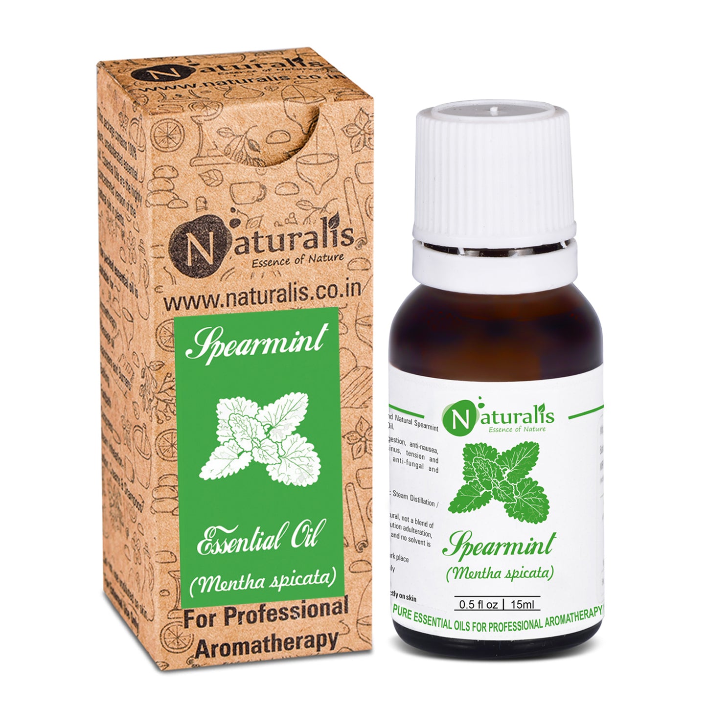 Spearmint Essential Oil by Naturalis - Pure & Natural - Naturalis
