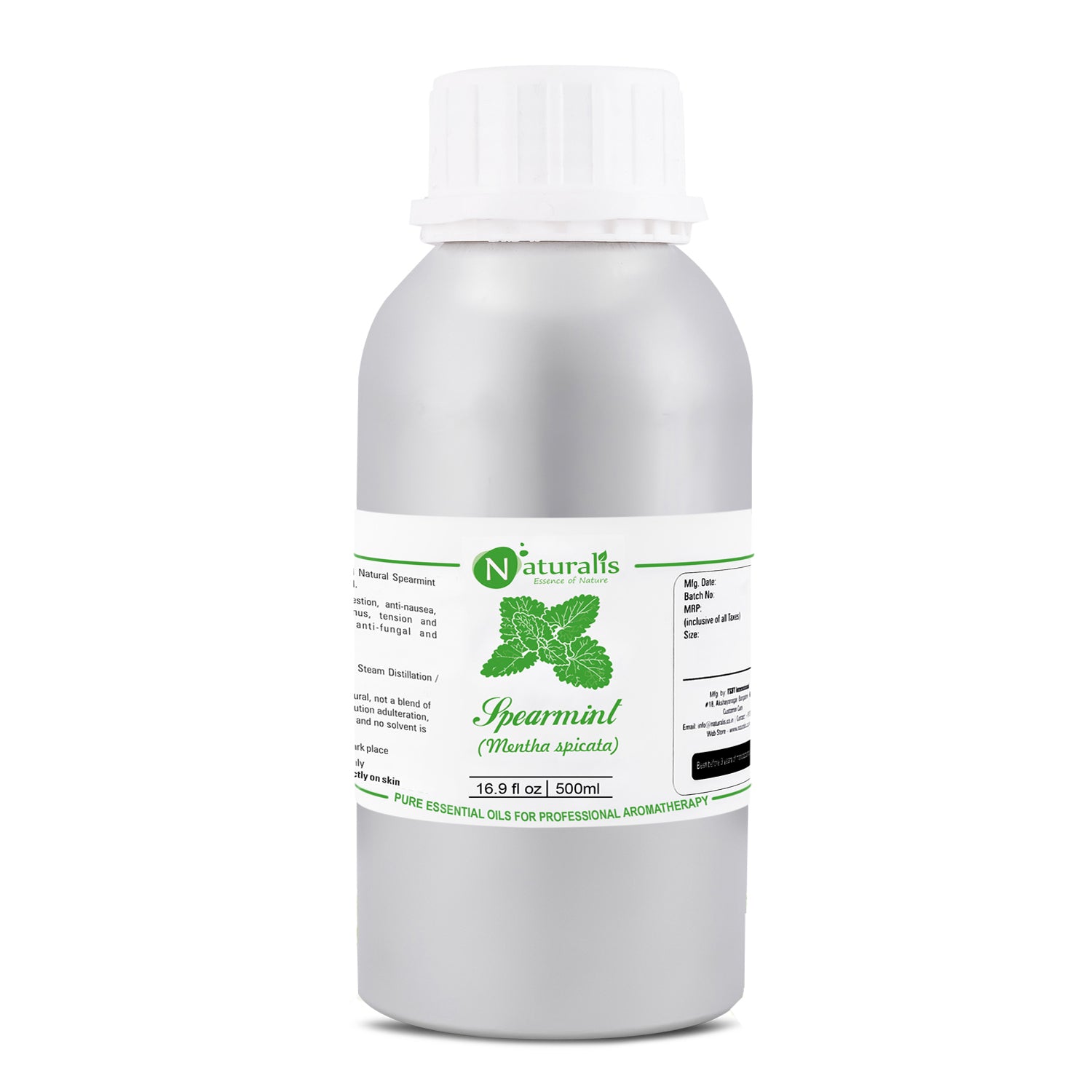 Spearmint Essential Oil by Naturalis - Pure & Natural - Naturalis