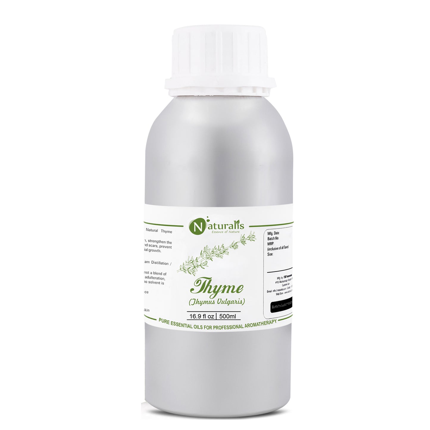 Thyme Essential Oil by Naturalis - Pure & Natural - Naturalis