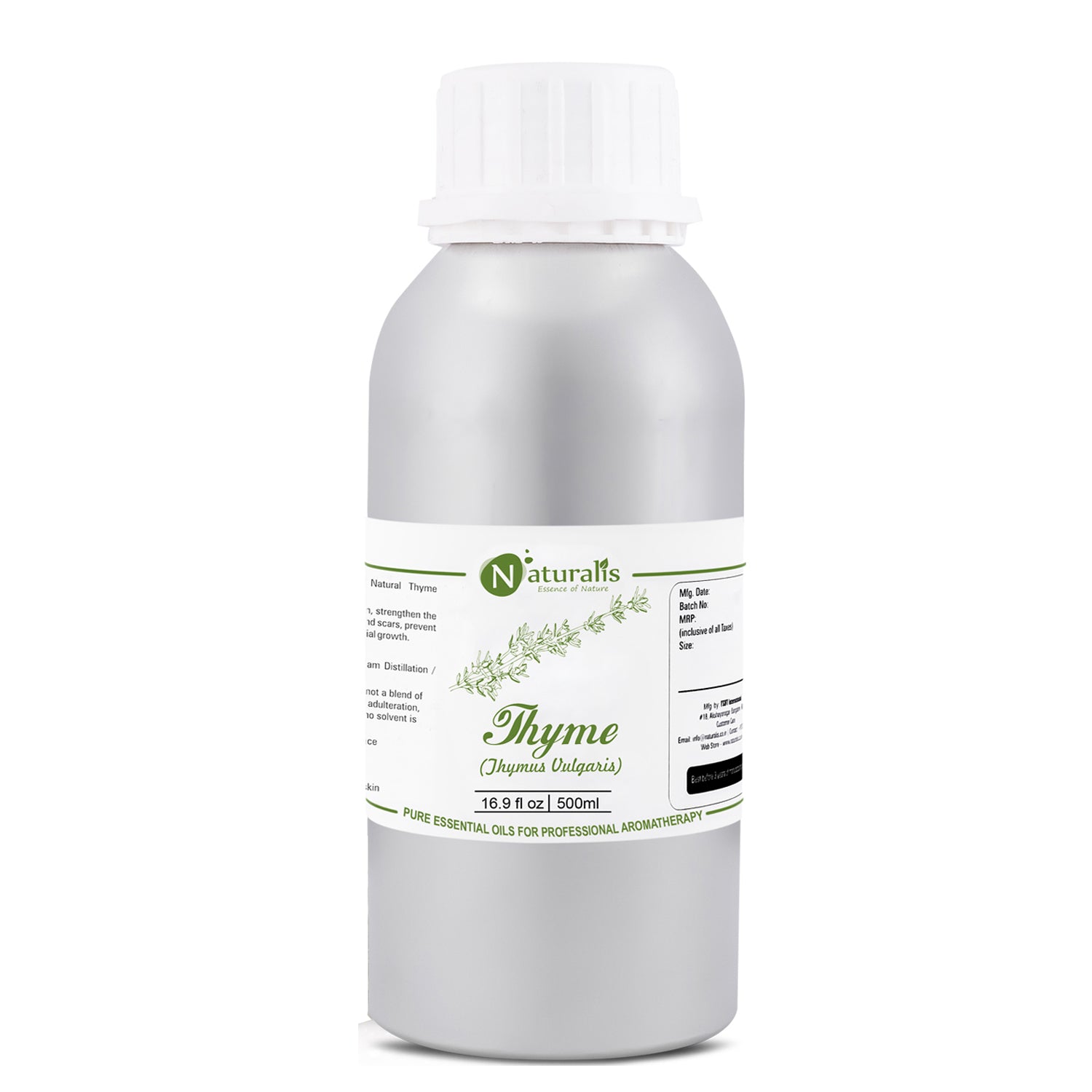 Thyme Essential Oil by Naturalis - Pure & Natural - Naturalis