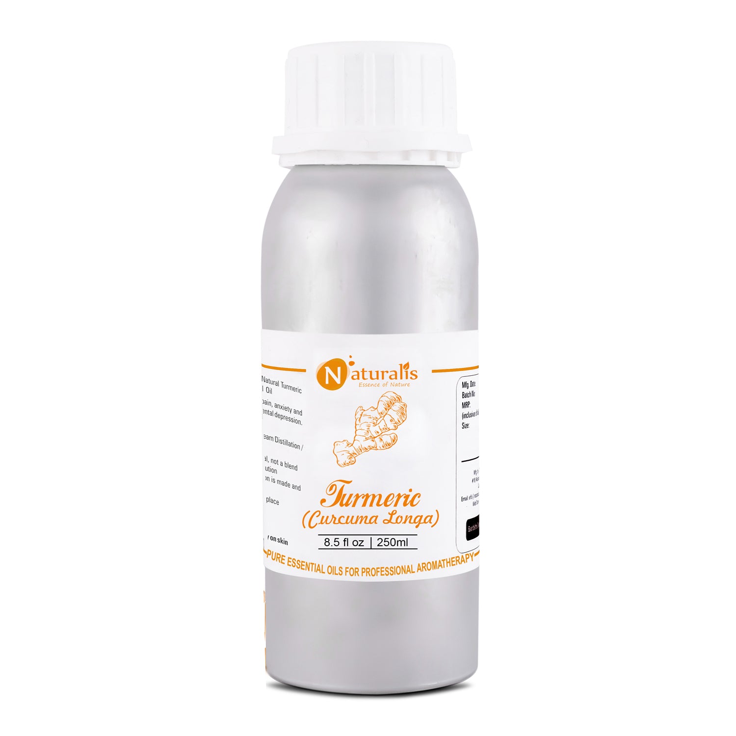 Turmeric Oil (Haldi Oil) by Naturalis - 250ml bottle