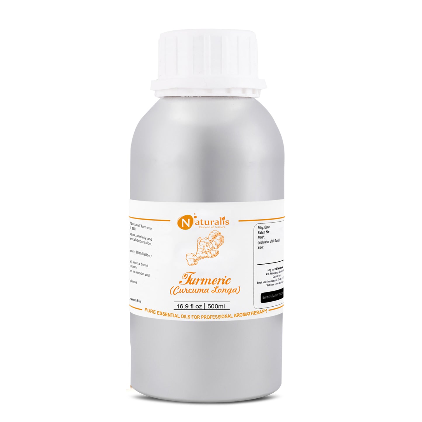 Turmeric Essential Oil by Naturalis - Pure & Natural - Naturalis