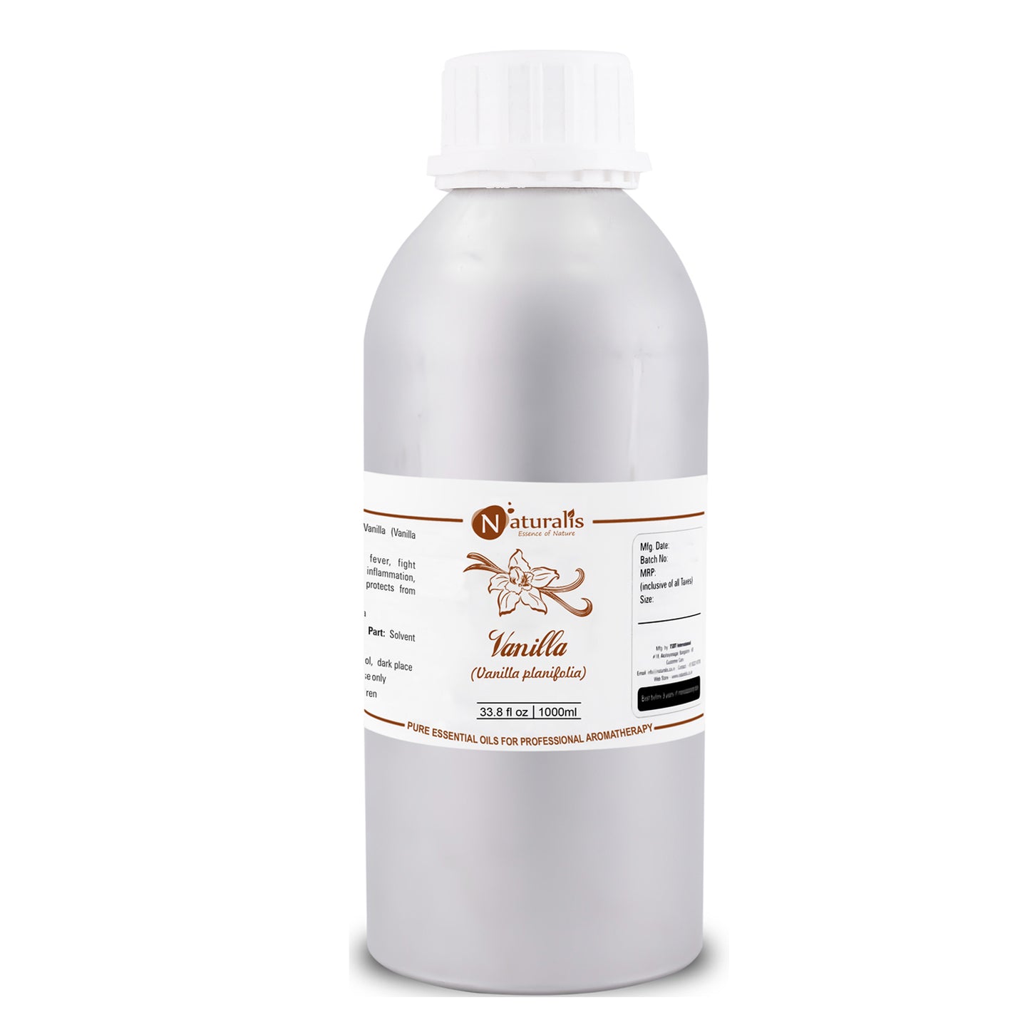 Vanilla Oil by Naturalis - Pure & Natural - Naturalis