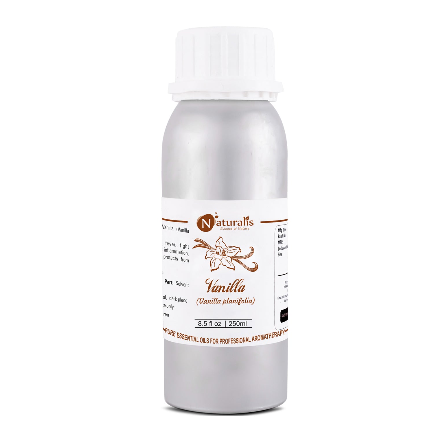 Vanilla oil by Naturalis, pure and natural — product photo