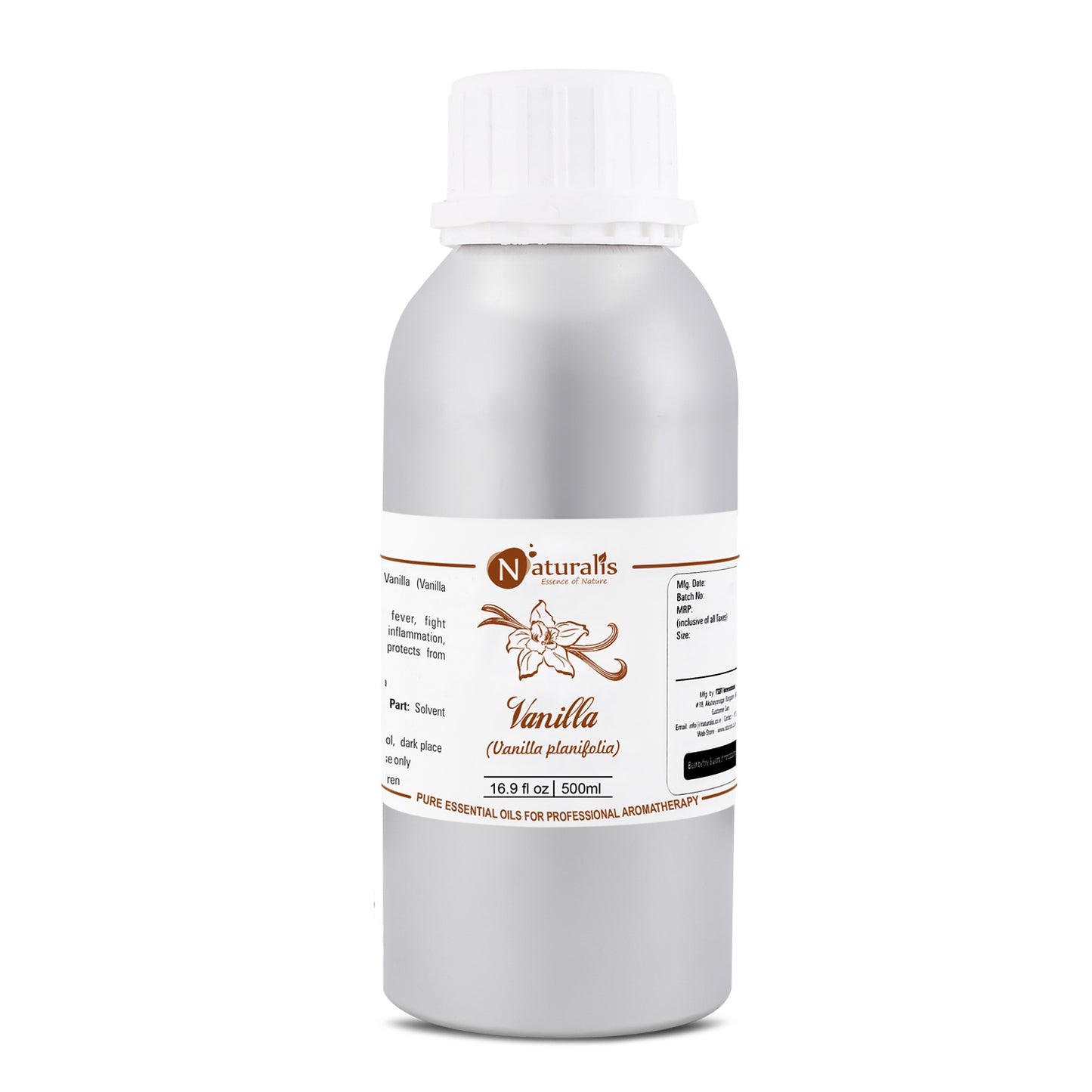 Vanilla Oil by Naturalis - Pure & Natural - Naturalis