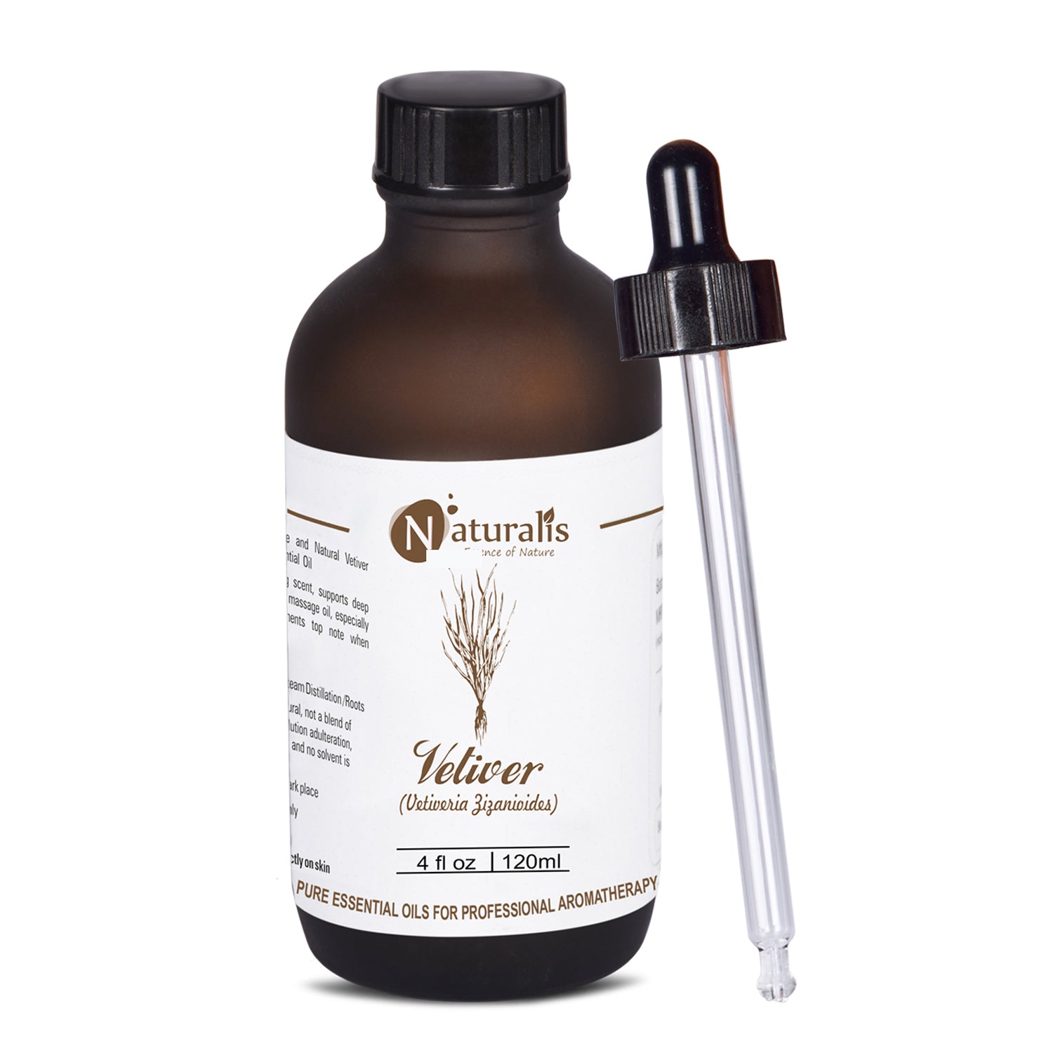 Naturalis 100% pure Vetiver Essential Oil (Vetiveria zizanioides), therapeutic grade — additional view