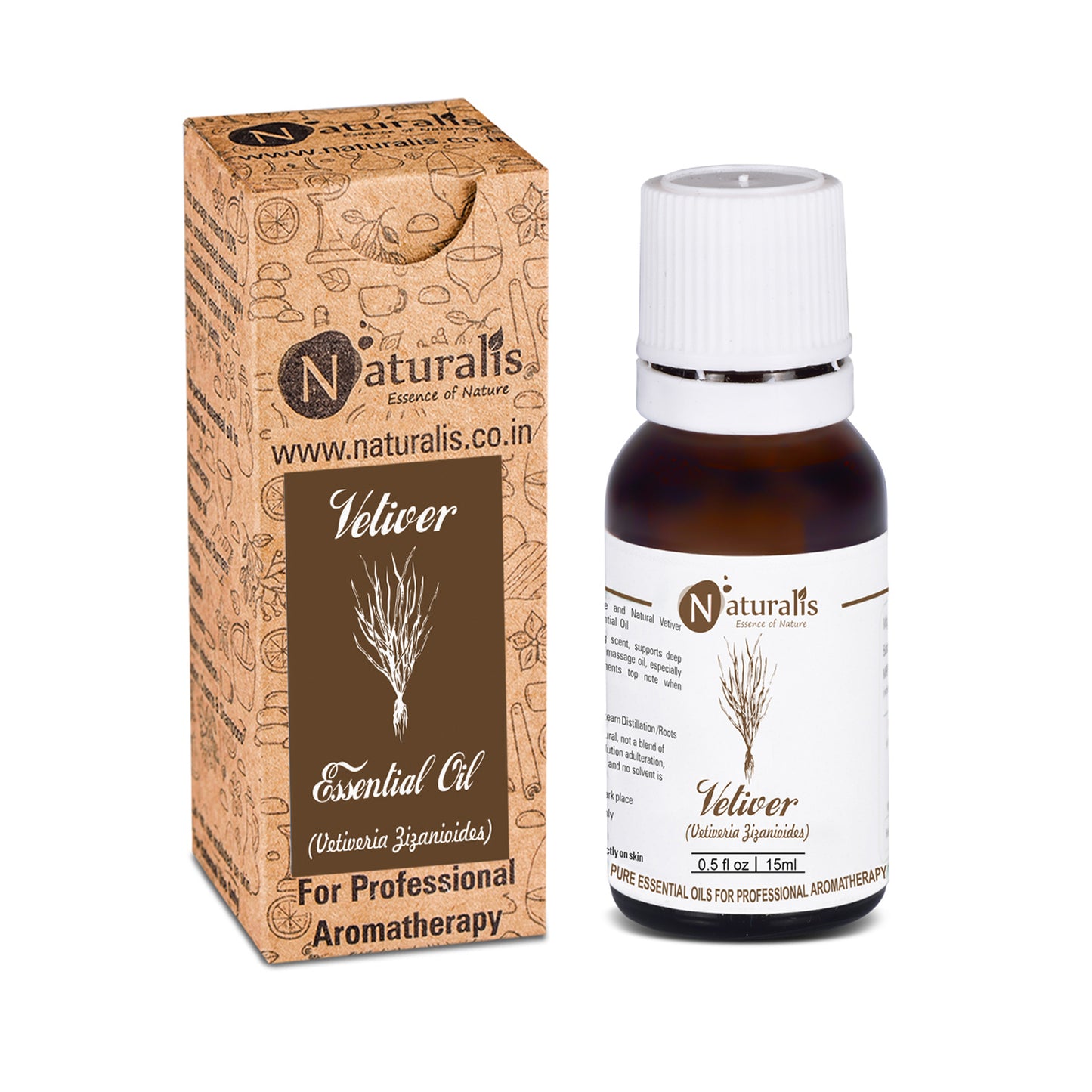 Vetiver Essential Oil by Naturalis - Pure & Natural - Naturalis