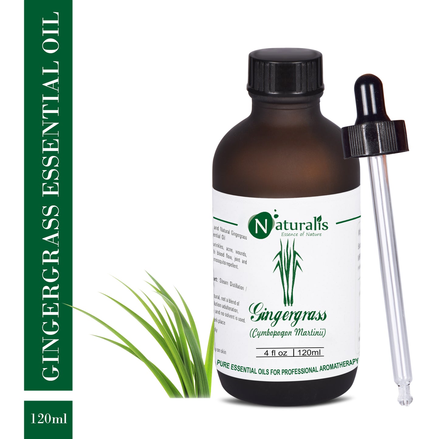 Gingergrass Essential Oil by Naturalis - Pure & Natural - Naturalis