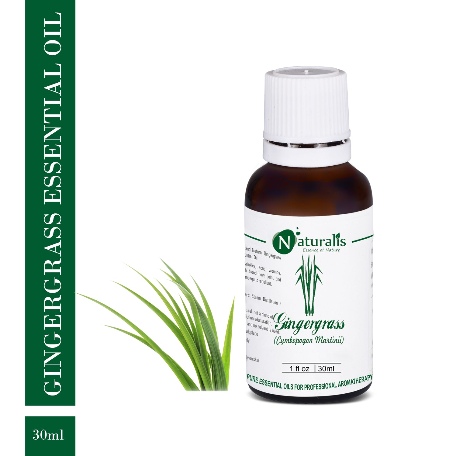 Gingergrass Essential Oil by Naturalis - Pure & Natural - Naturalis