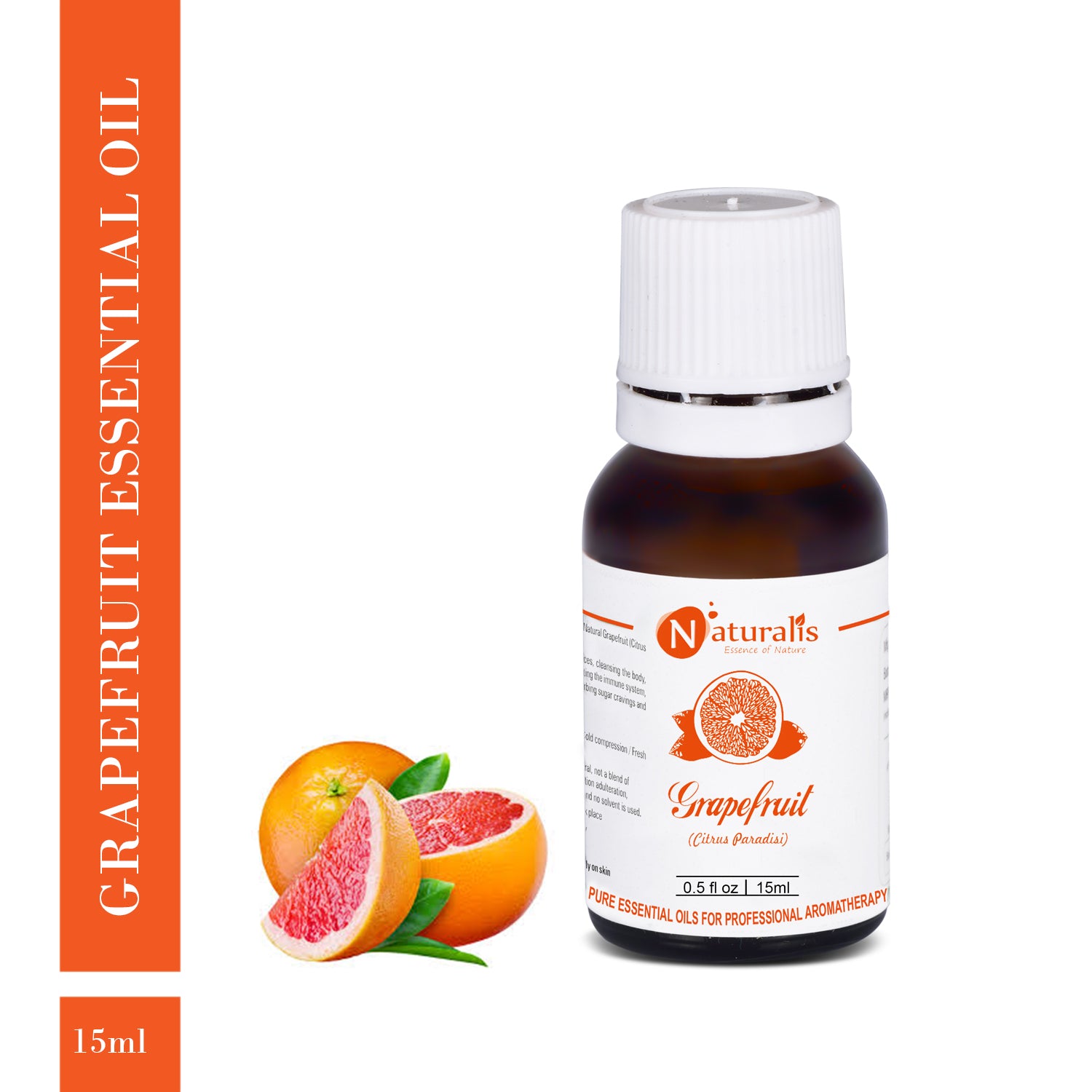 Grapefruit Essential Oil by Naturalis - Pure & Natural - Naturalis