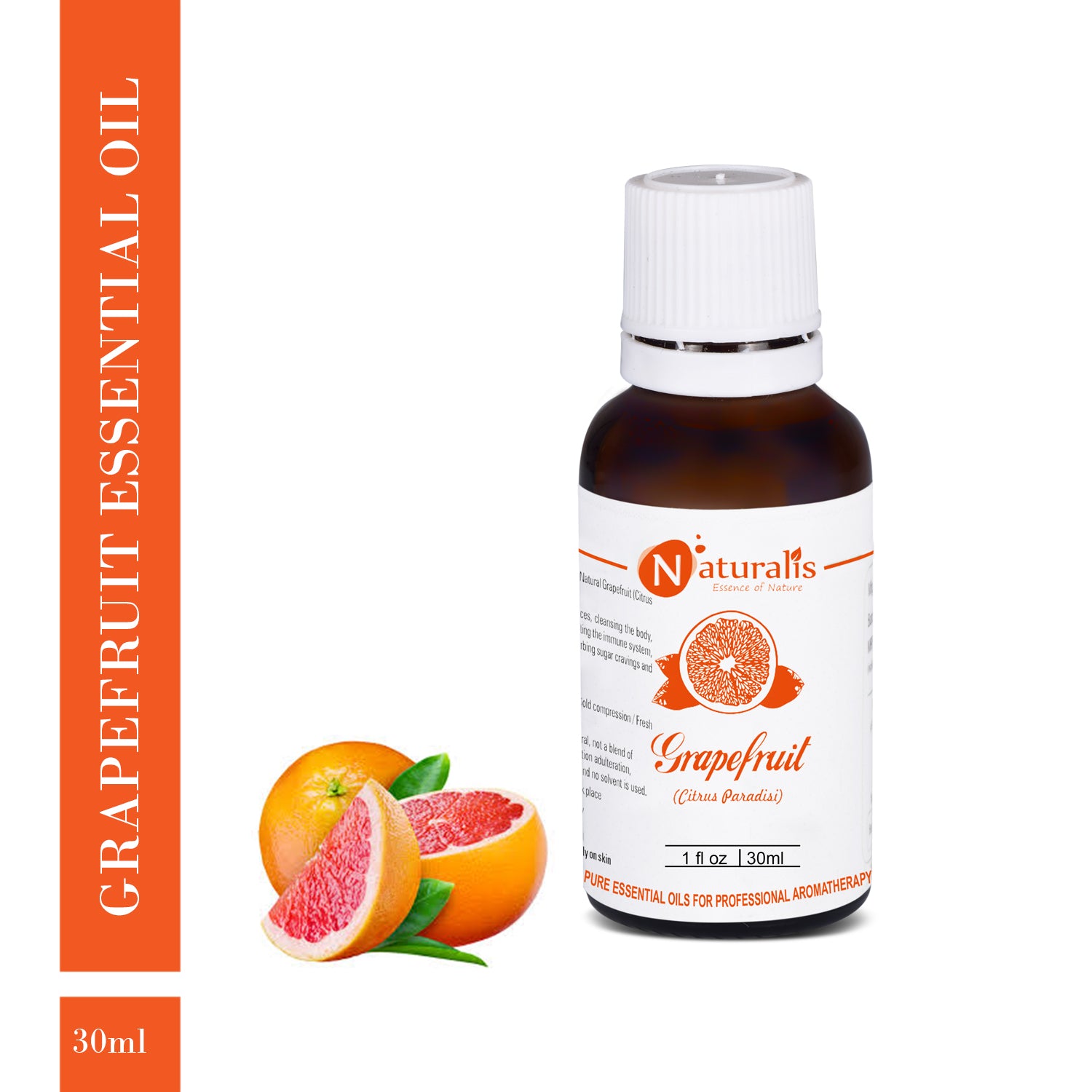 Grapefruit Essential Oil by Naturalis - Pure & Natural - Naturalis