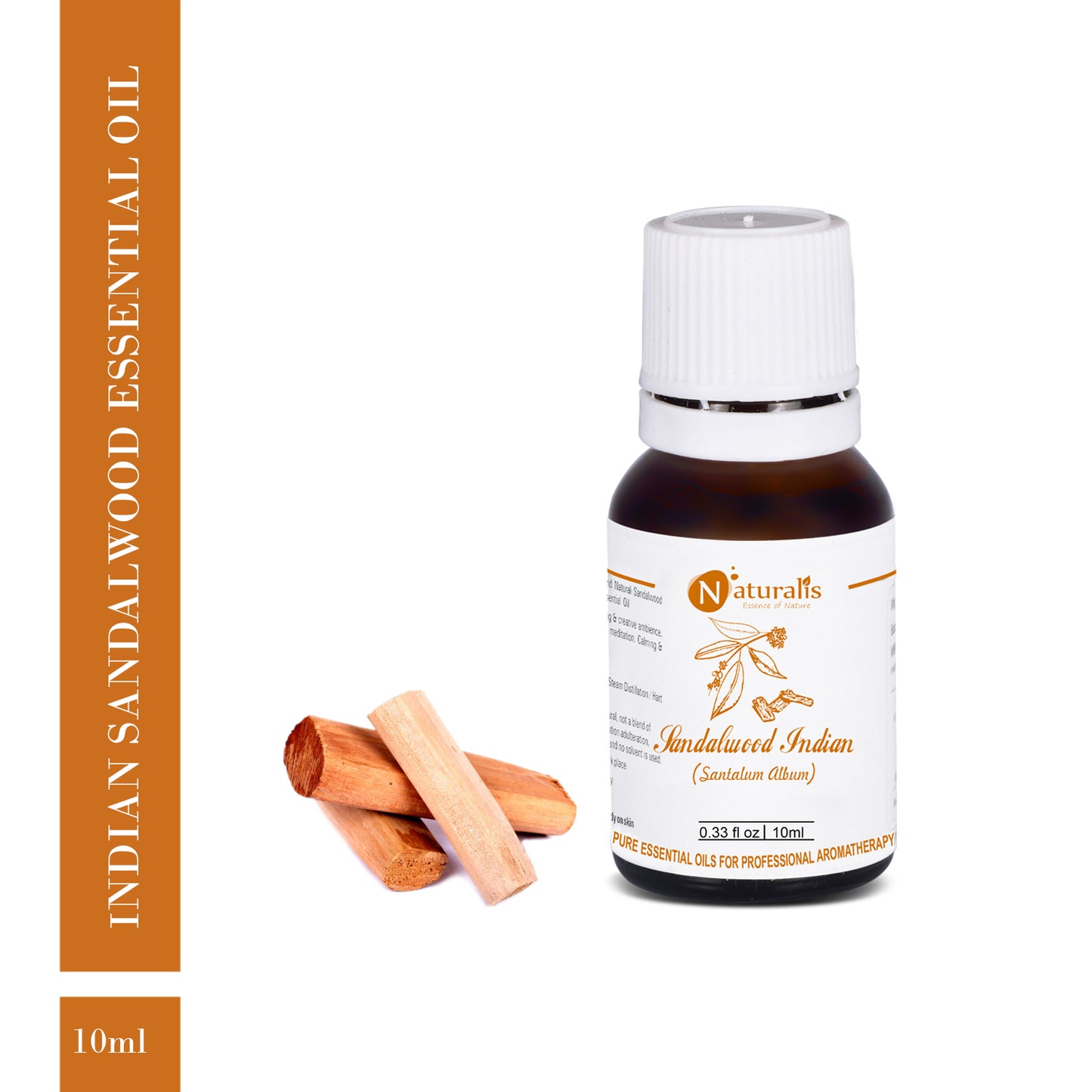 Sandalwood Essential Oil (Indian) by Naturalis - Pure & Natural - Naturalis