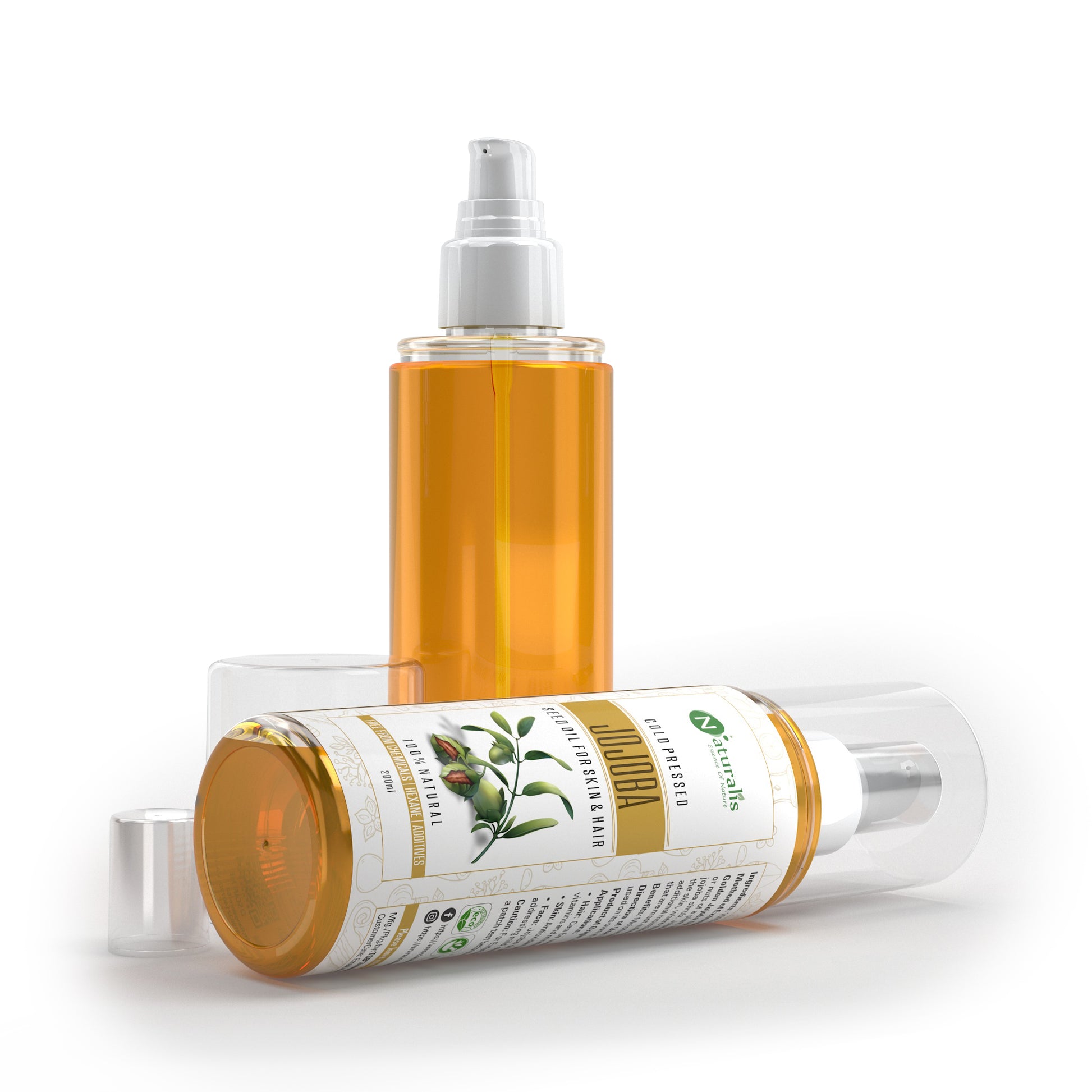 Naturalis Essence Of Nature’s Cold Pressed Golden Jojoba Oil For Anti-Aging And Hair Care - Naturalis